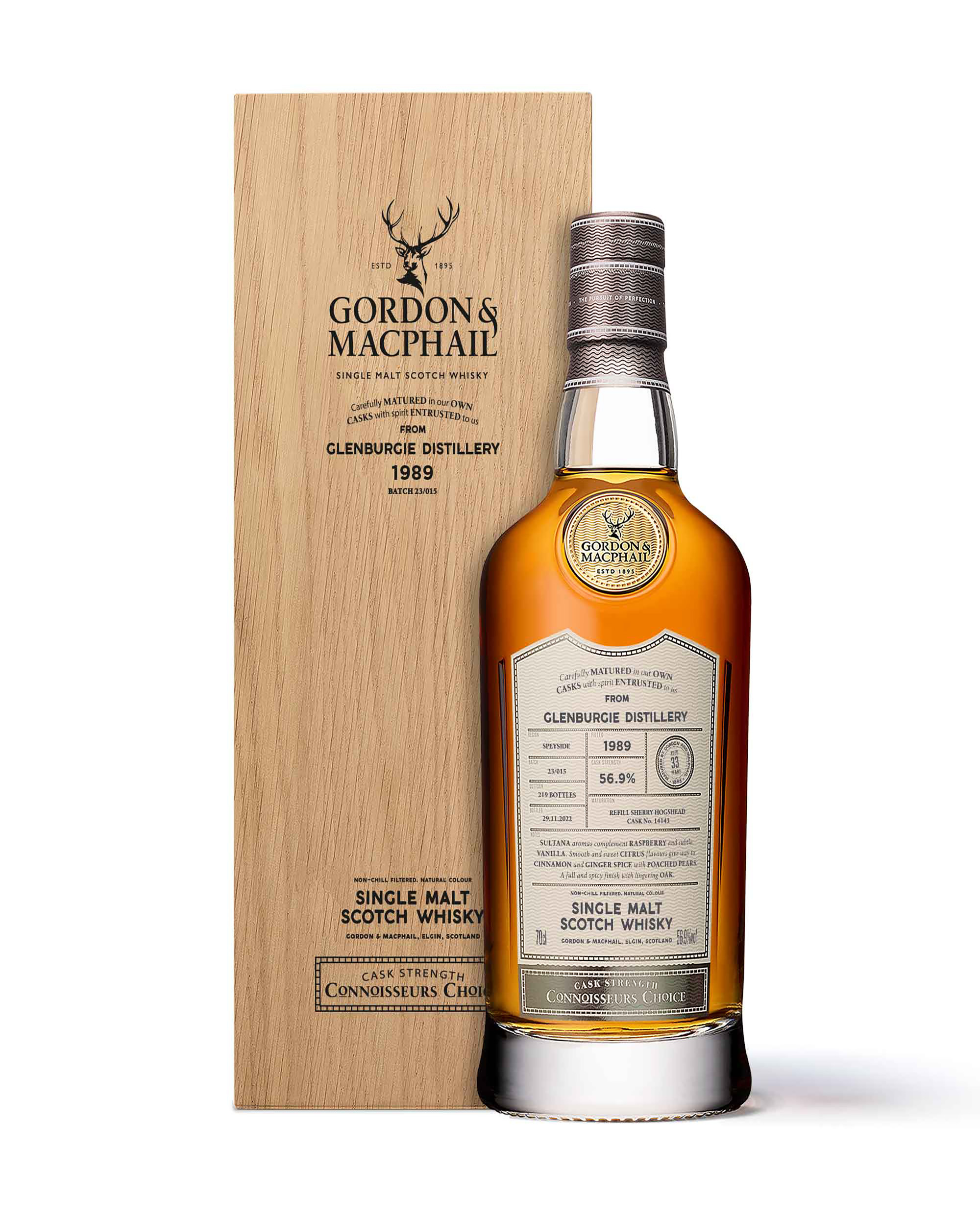 Connoisseurs Choice from Glenburgie Distillery 1989 23/015