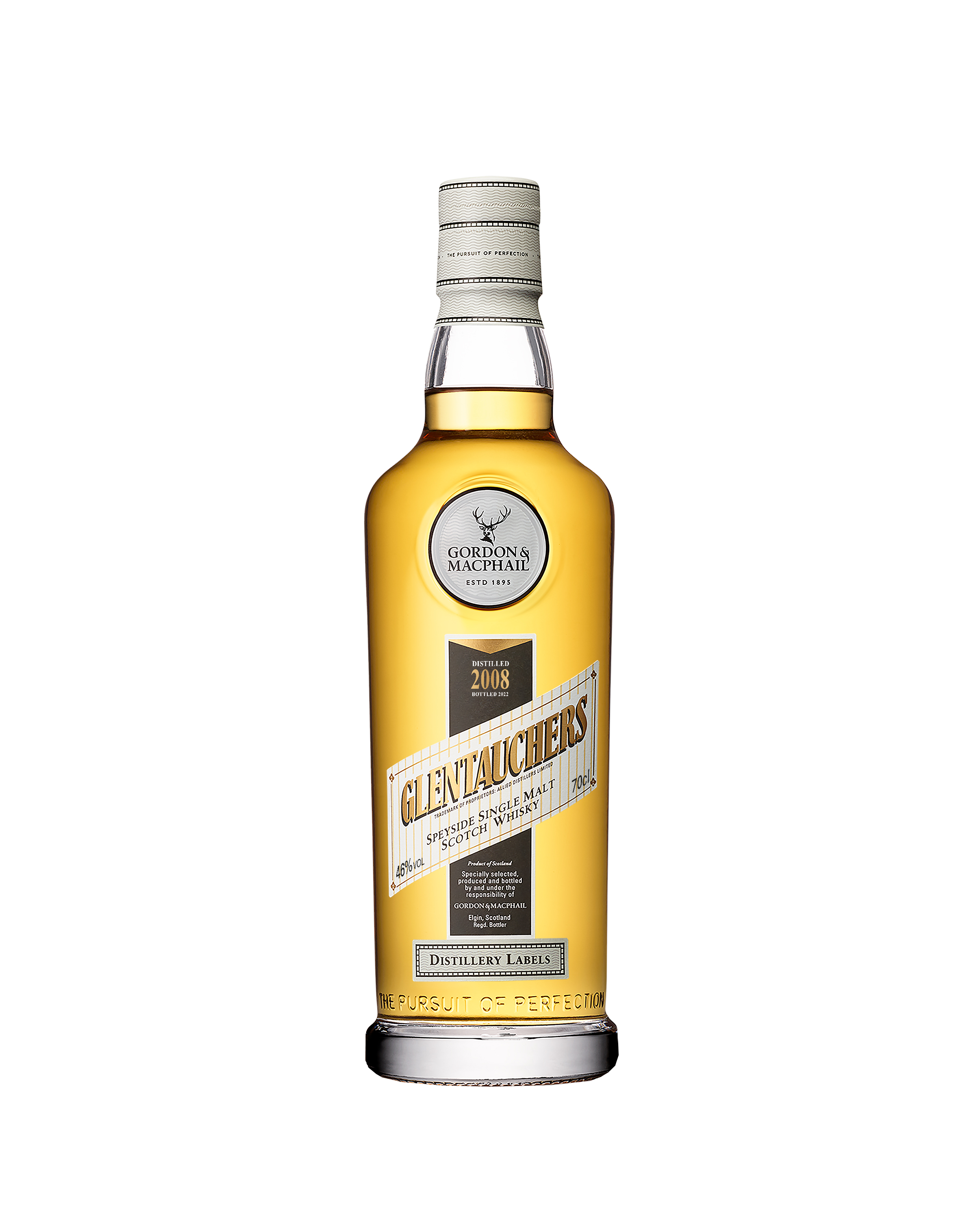 Distillery Labels from Glentauchers Distillery 2008
